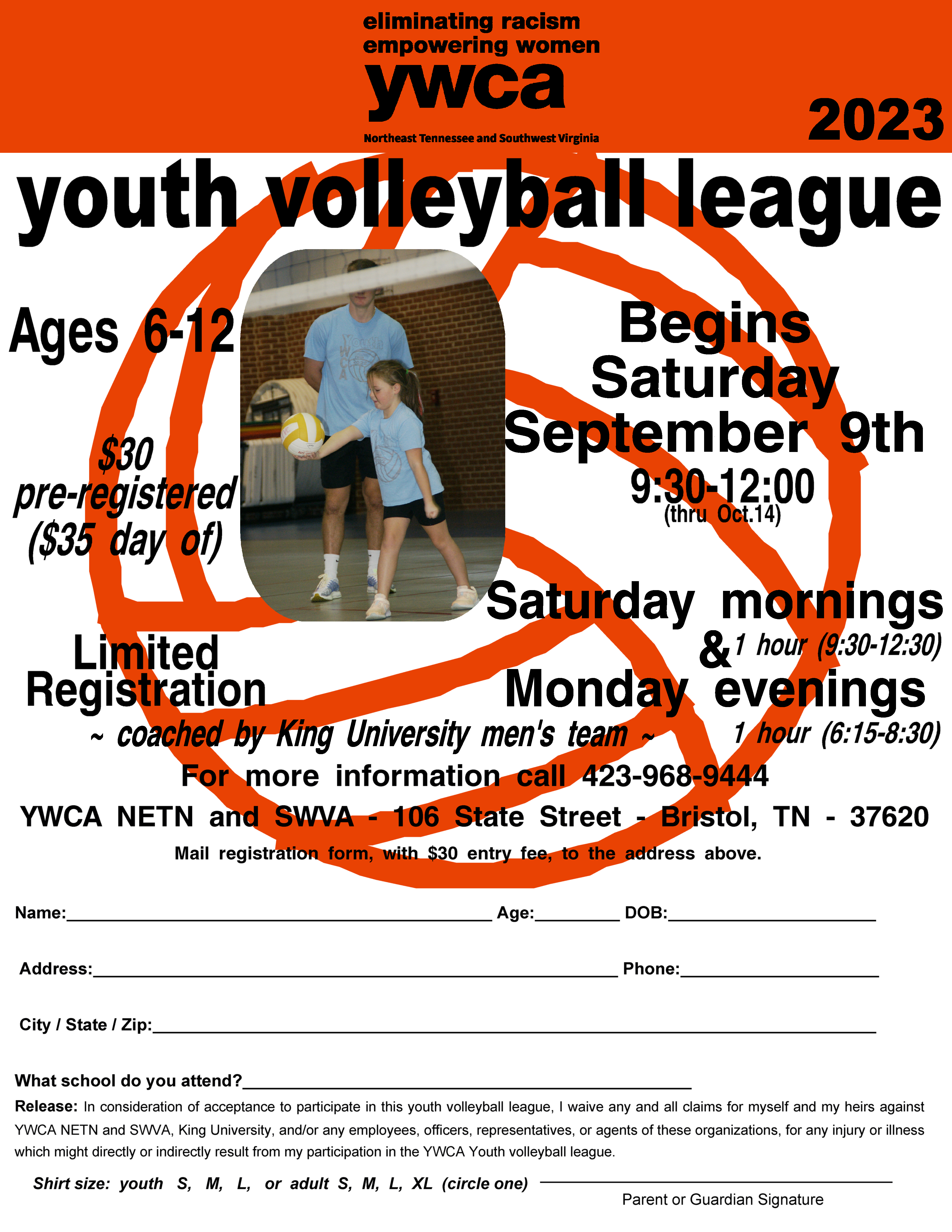 youth league flyer 23